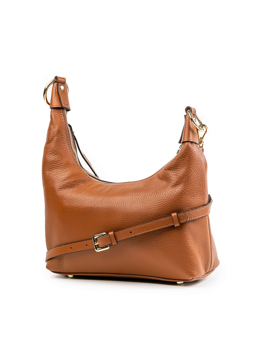 Женская сумка Dr.Koffer из натуральной кожи коричневая