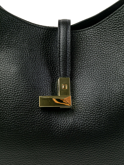 Женская сумка Dr.Koffer из натуральной кожи черная