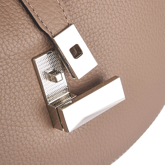 Женская сумка Dr. Koffer из натуральной кожи бежевая