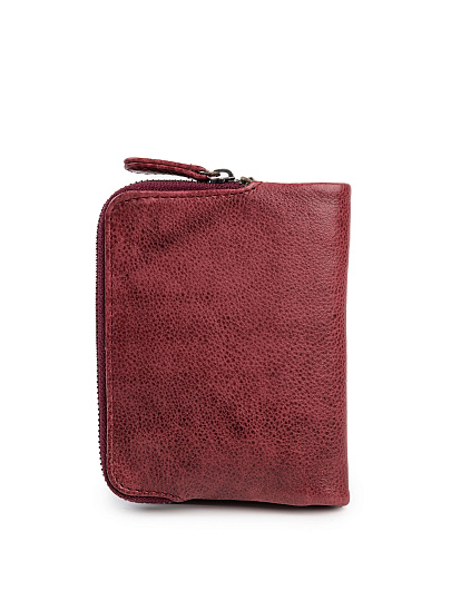 Портмоне Dr.Koffer из натуральной кожи бордовое