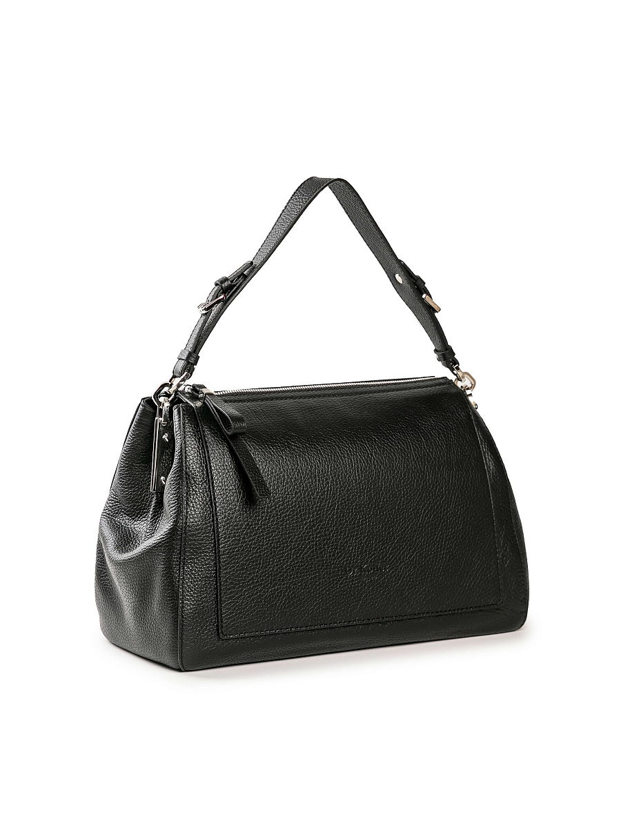 Женская сумка Dr. Koffer из натуральной кожи черная