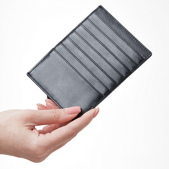 Кошелек Dr.Koffer из натуральной кожи черный