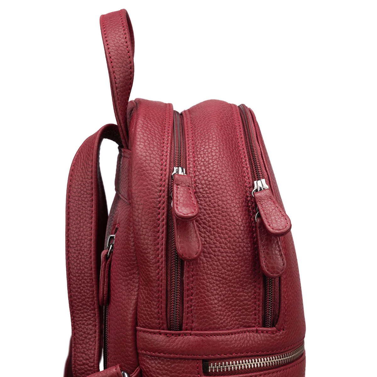 Рюкзак Dr.Koffer из натуральной кожи бордовый