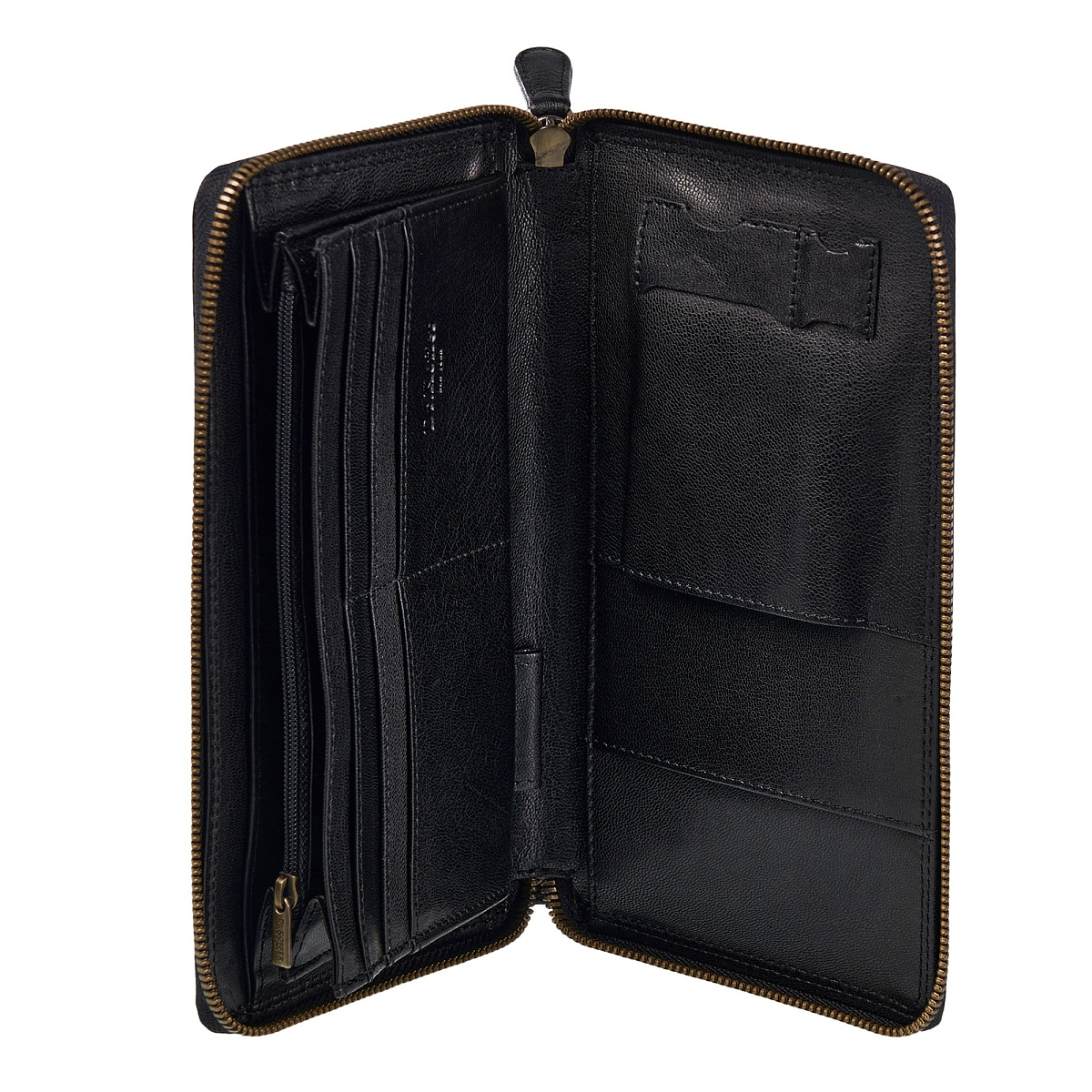 Портмоне Dr.Koffer из натуральной кожи черное