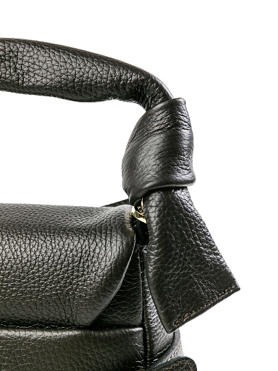 Женская сумка Dr.Koffer из натуральной кожи темно-коричневая