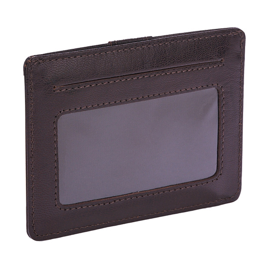 Кредитница Dr.Koffer из натуральной кожи коричневая