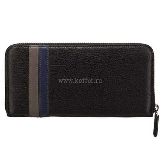 Портмоне Dr.Koffer из натуральной кожи черное