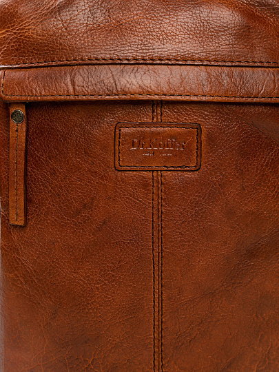 Сумка через плечо Dr.Koffer из натуральной кожи коричневая