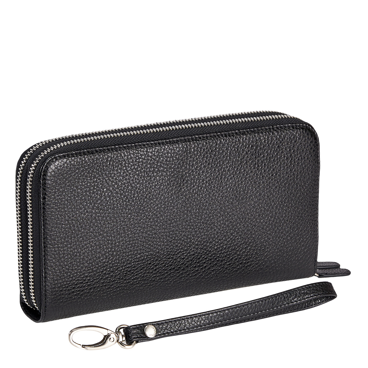 Портмоне Dr.Koffer из натуральной кожи черное