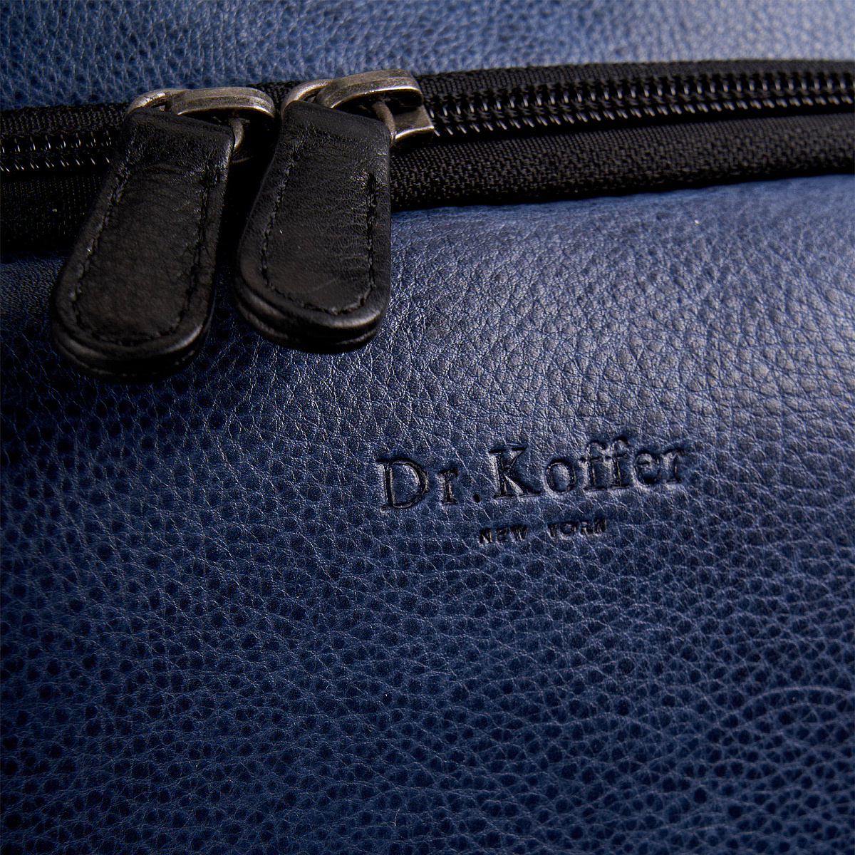 Рюкзак Dr.Koffer из натуральной кожи синий