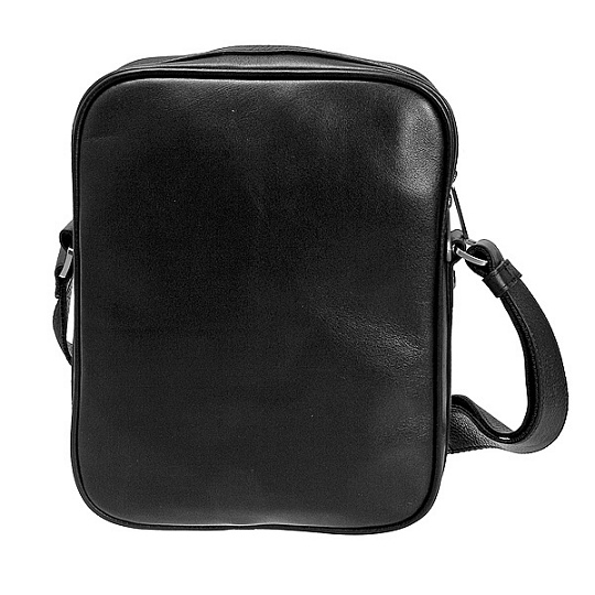 Черная мужская сумка на плечевом ремне Dr.Koffer M402200-41-04