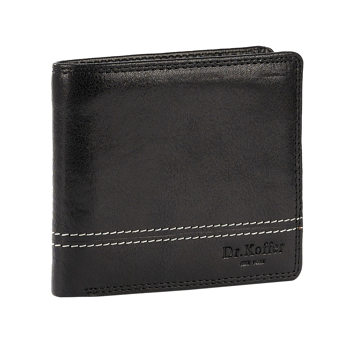 Портмоне Dr.Koffer из натуральной кожи черное
