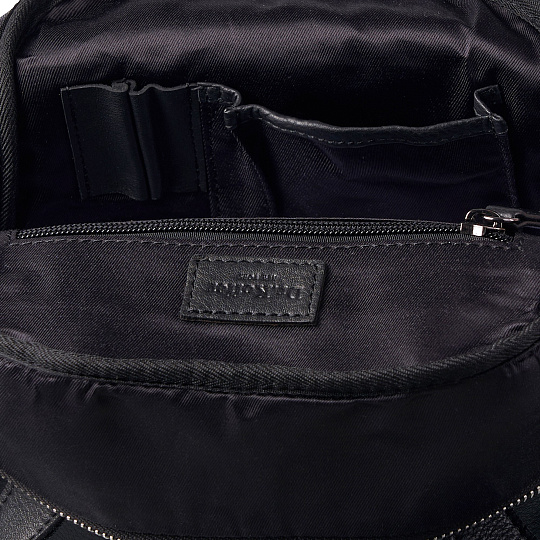 Рюкзак Dr.Koffer из натуральной кожи черный