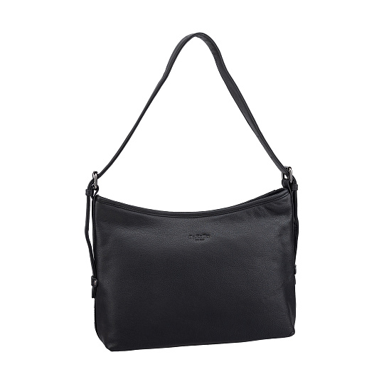 Женская сумка Dr.Koffer из натуральной кожи чёрная