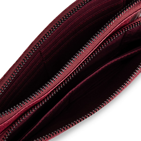 Портмоне Dr.Koffer из натуральной кожи красное