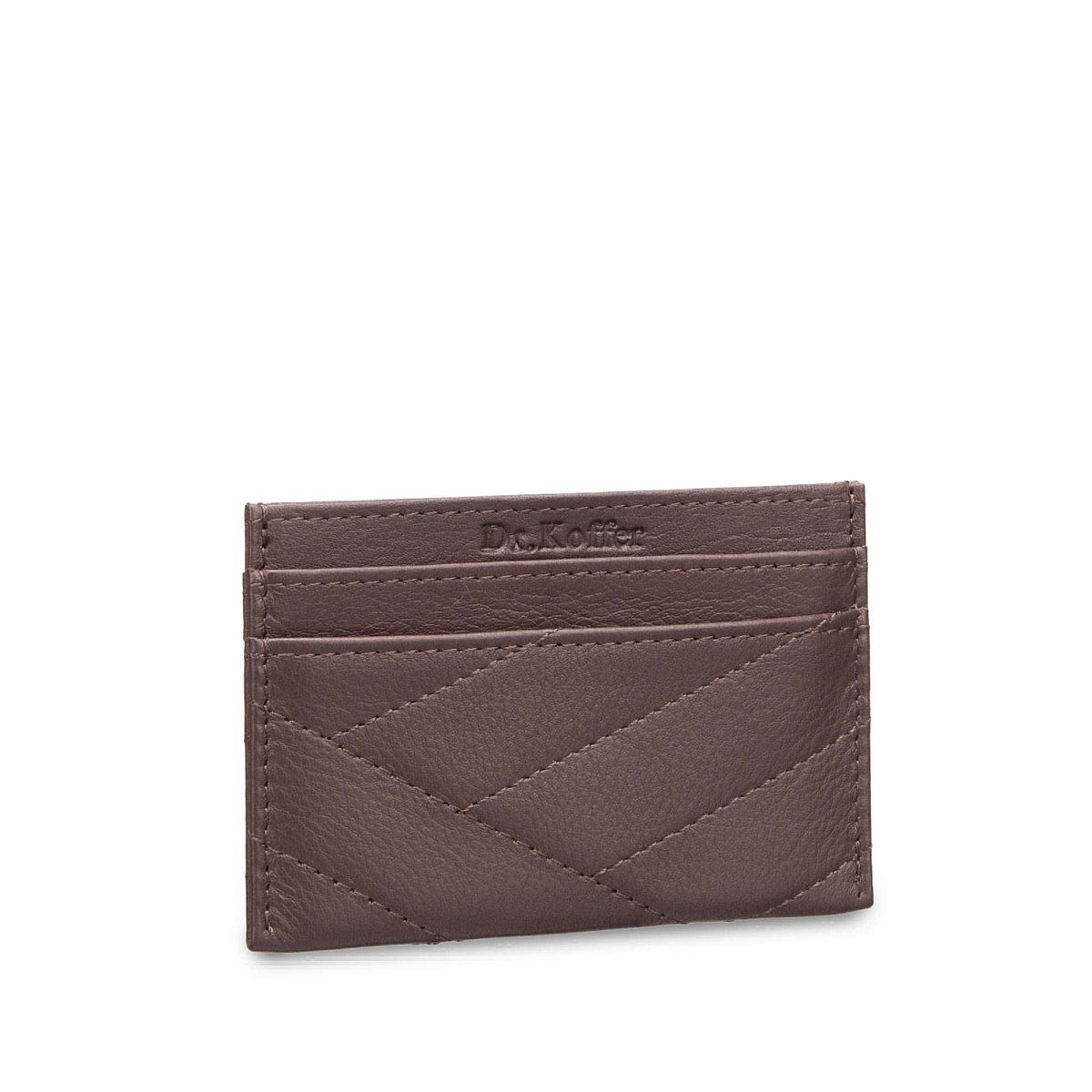Кредитница Dr.Koffer из натуральной кожи коричневая