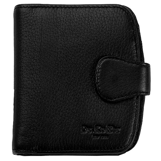 Кошелек Dr.Koffer из натуральной кожи черный