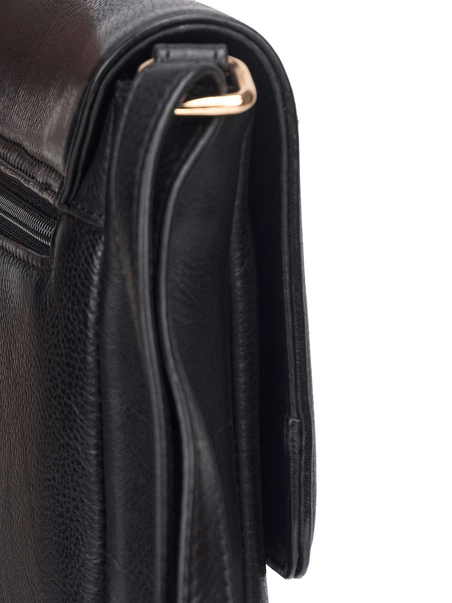 Женская сумка Dr. Koffer из натуральной кожи черная