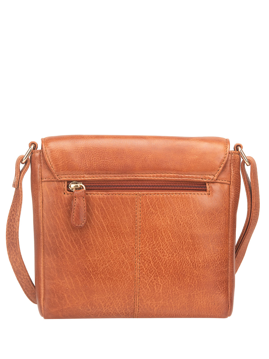 Женская сумка Dr. Koffer из натуральной кожи коричневая