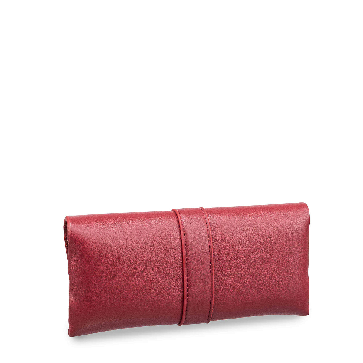 Очечник Dr.Koffer из натуральной кожи красный