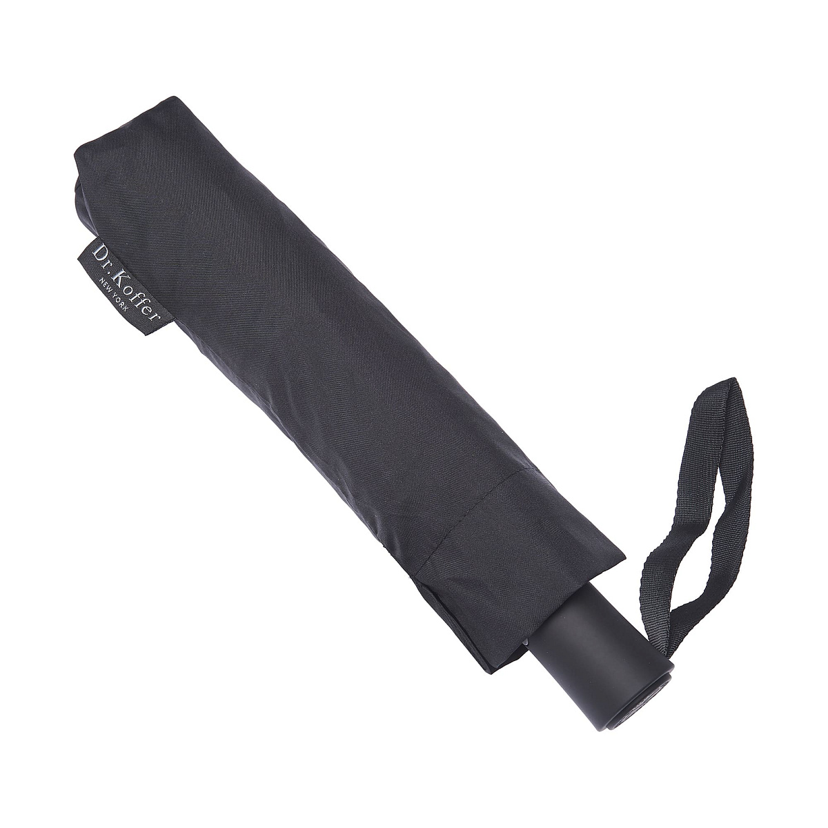Черный мужской зонт автомат  Dr.Koffer