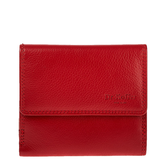 Портмоне Dr.Koffer из натуральной кожи красное
