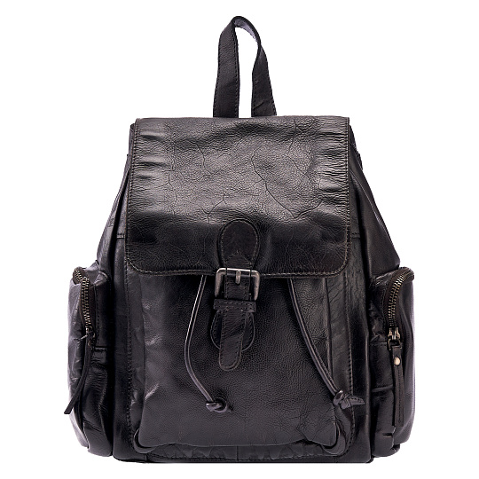 Рюкзак Dr.Koffer из натуральной кожи серый