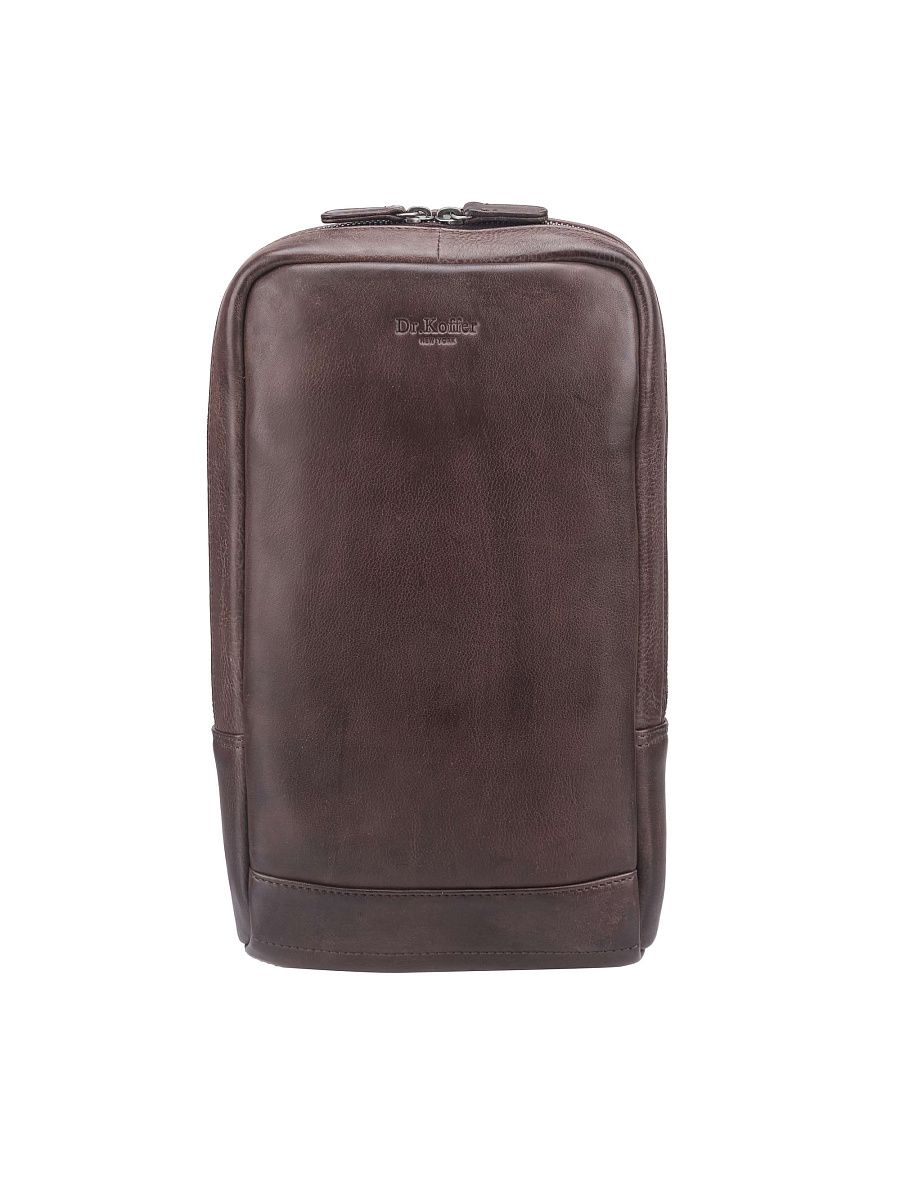 Рюкзак Dr. Koffer из натуральной кожи коричневый