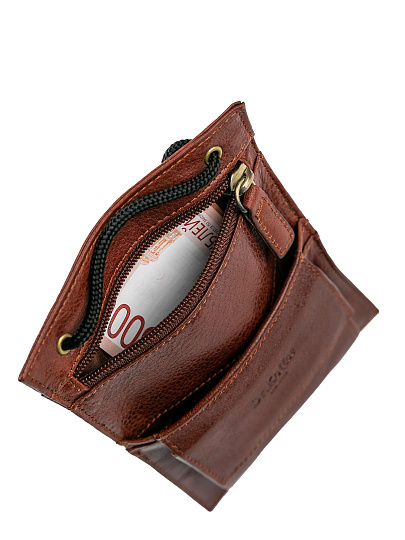 Нагрудный кошелек дорожный Dr.Koffer из натуральной кожи