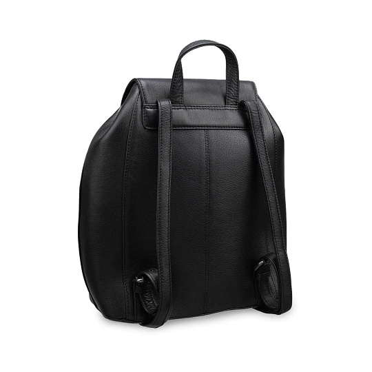 Рюкзак Dr.Koffer из натуральной кожи черный
