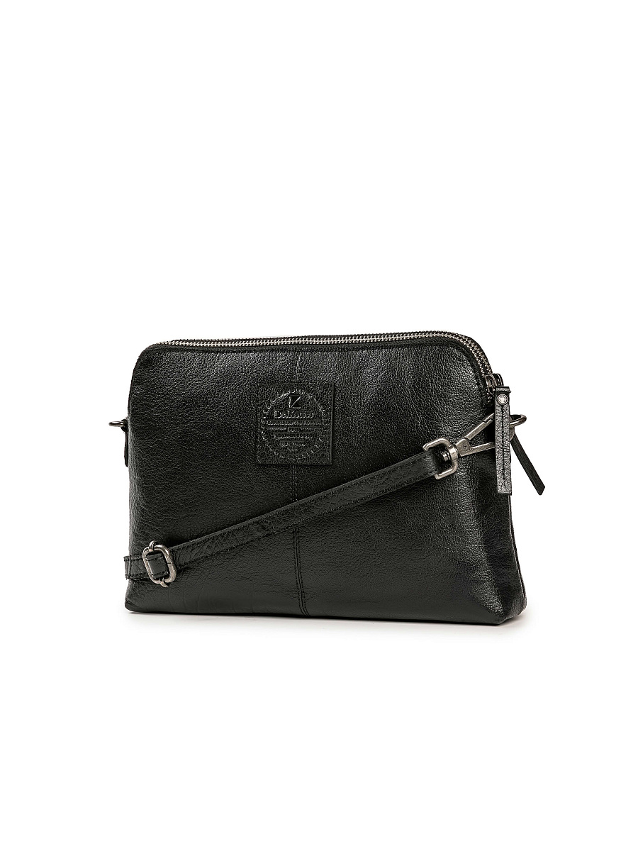 Женская сумка Dr.Koffer из натуральной кожи черная