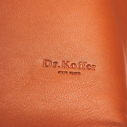 Женская сумка Dr.Koffer из натуральной кожи коричневая