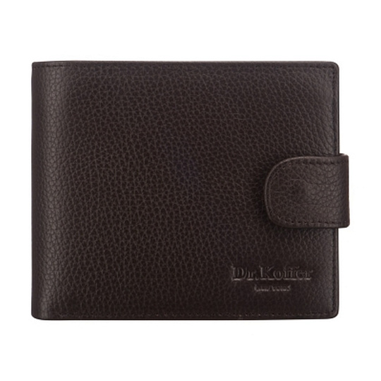 Портмоне Dr.Koffer из натуральной кожи коричневое