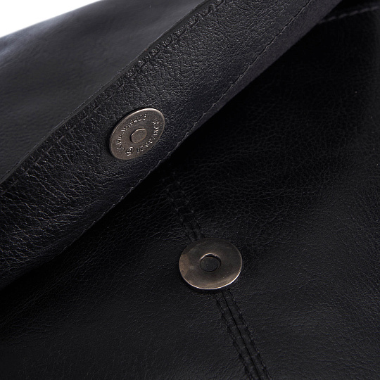 Женская сумка Dr.Koffer из натуральной кожи чёрная