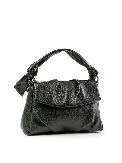 Женская сумка Dr.Koffer из натуральной кожи черная