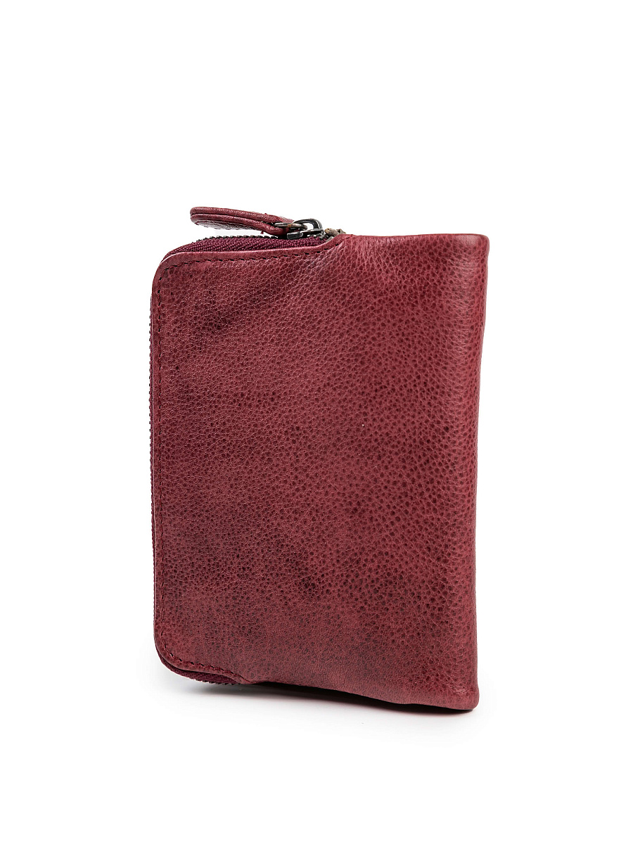 Портмоне Dr.Koffer из натуральной кожи бордовое