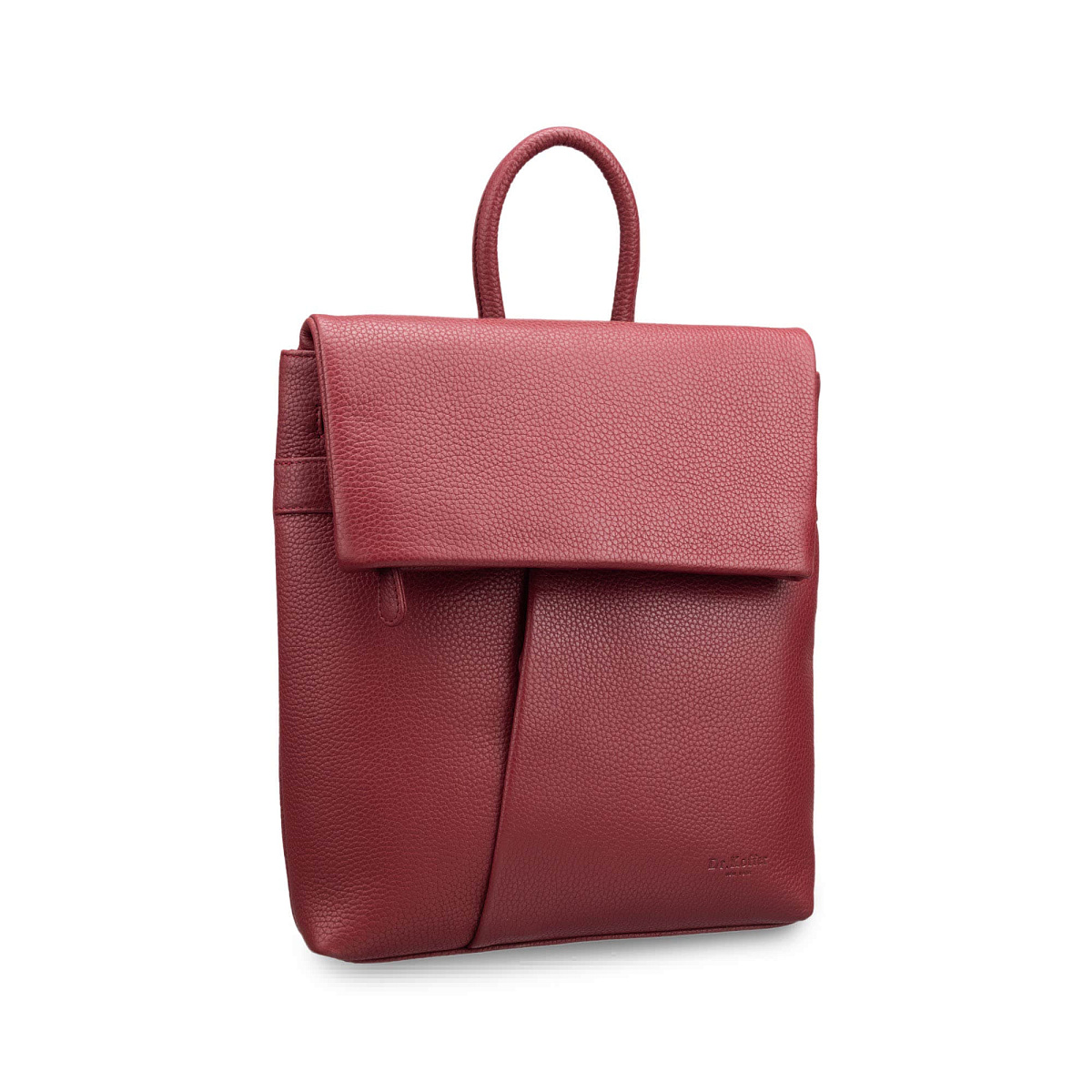 Рюкзак Dr.Koffer из натуральной кожи бордовый