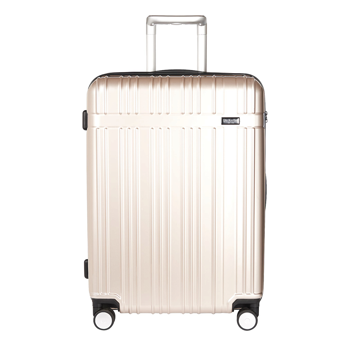 Чемодан на колесах M Dr.Koffer АБС (abs) пластик золото