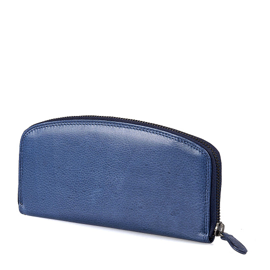 Портмоне Dr.Koffer из натуральной кожи синее