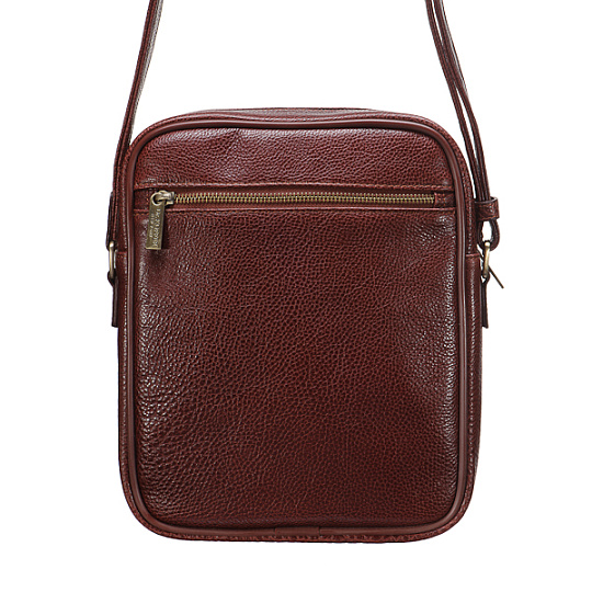 Сумка через плечо Dr.Koffer из натуральной кожи коричневая