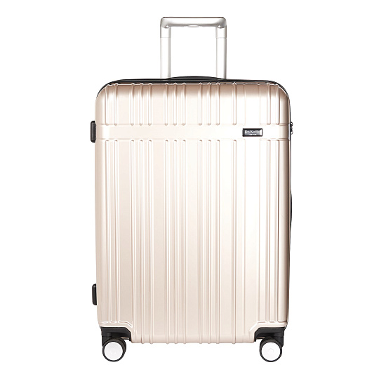 Чемодан на колесах M Dr.Koffer АБС (abs) пластик золото