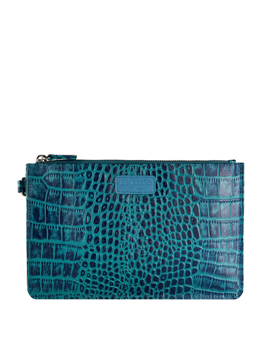 Портмоне Dr.Koffer из натуральной кожи синее