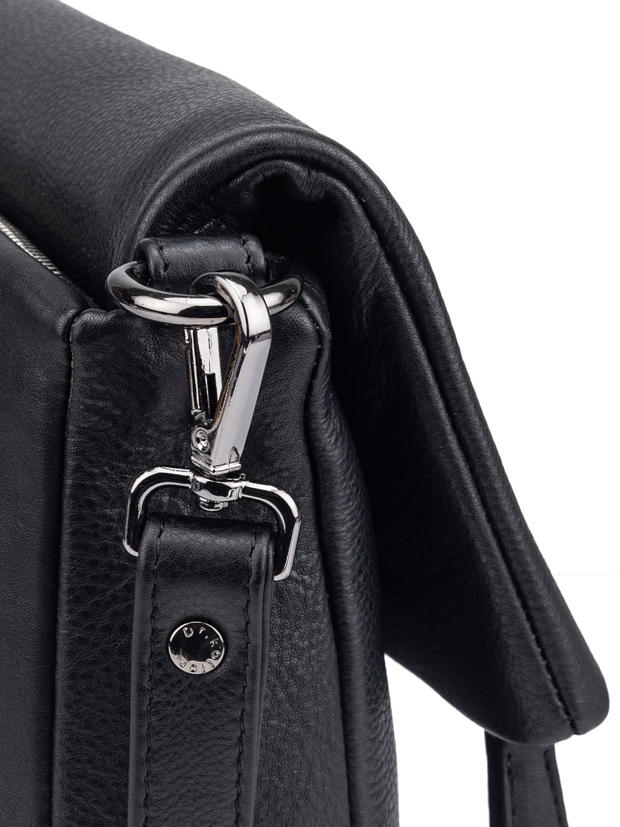 Женская сумка Dr.Koffer из натуральной кожи черная