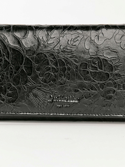 Портмоне Dr.Koffer из натуральной кожи черное