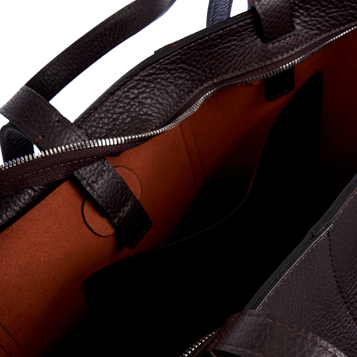 Женская сумка Dr. Koffer из натуральной кожи коричневая