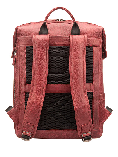 Рюкзак Dr. Koffer из натуральной кожи бордовый