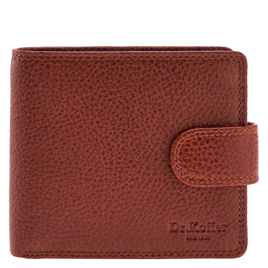 Портмоне Dr.Koffer из натуральной кожи светло-коричневое