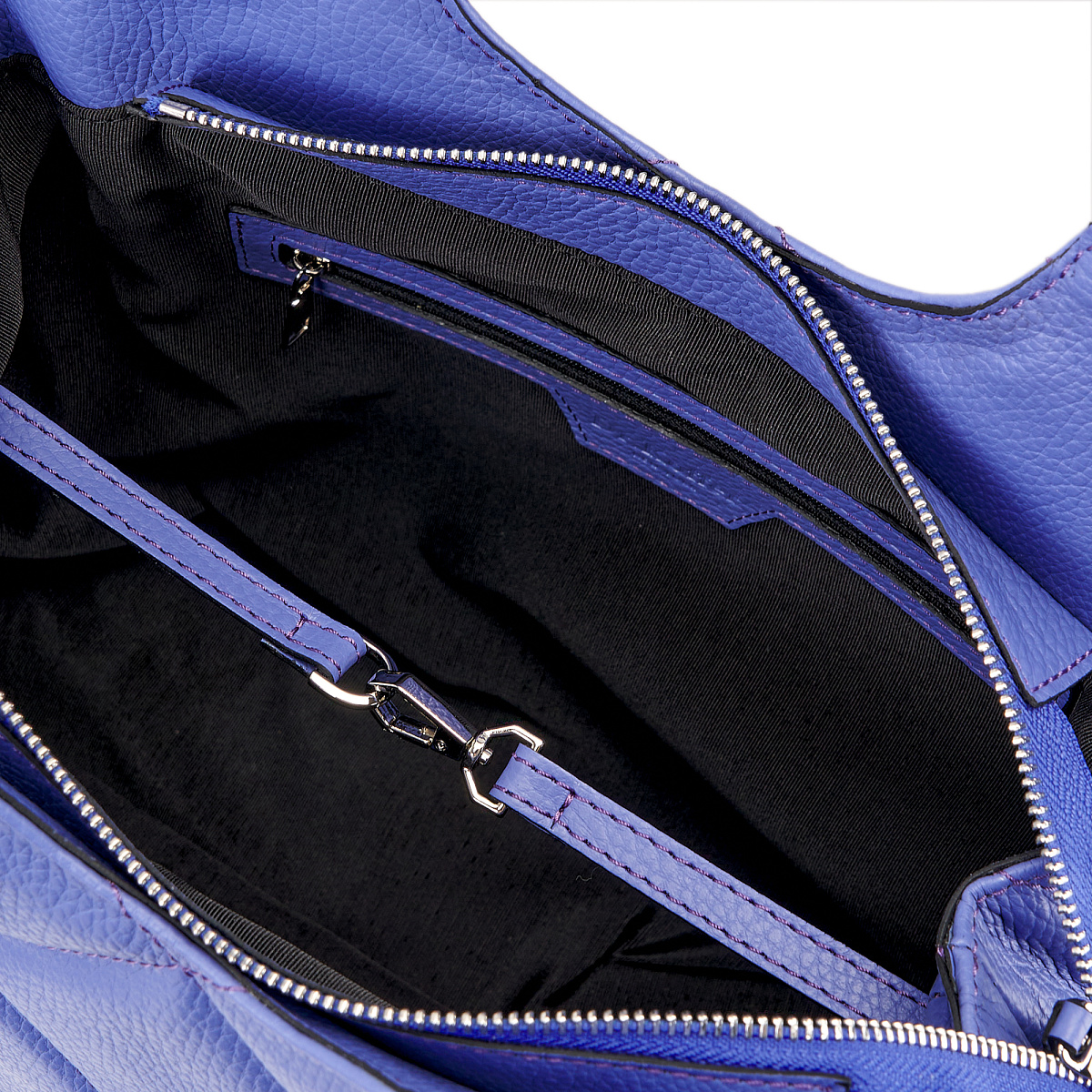 Женская сумка Dr. Koffer из натуральной кожи фиолетовая