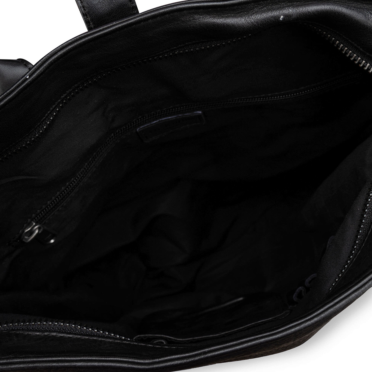 Рюкзак Dr.Koffer из натуральной кожи черный