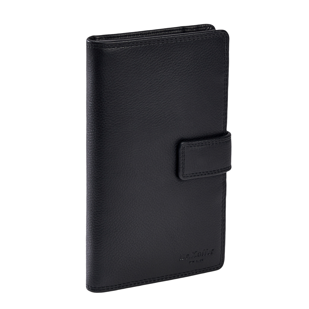 Портмоне Dr.Koffer из натуральной кожи черное